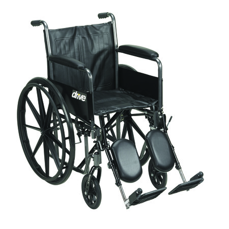 DRIVE MEDICAL Silver Sport 2 Wheelchair - 16" Seat ssp216dfa-elr